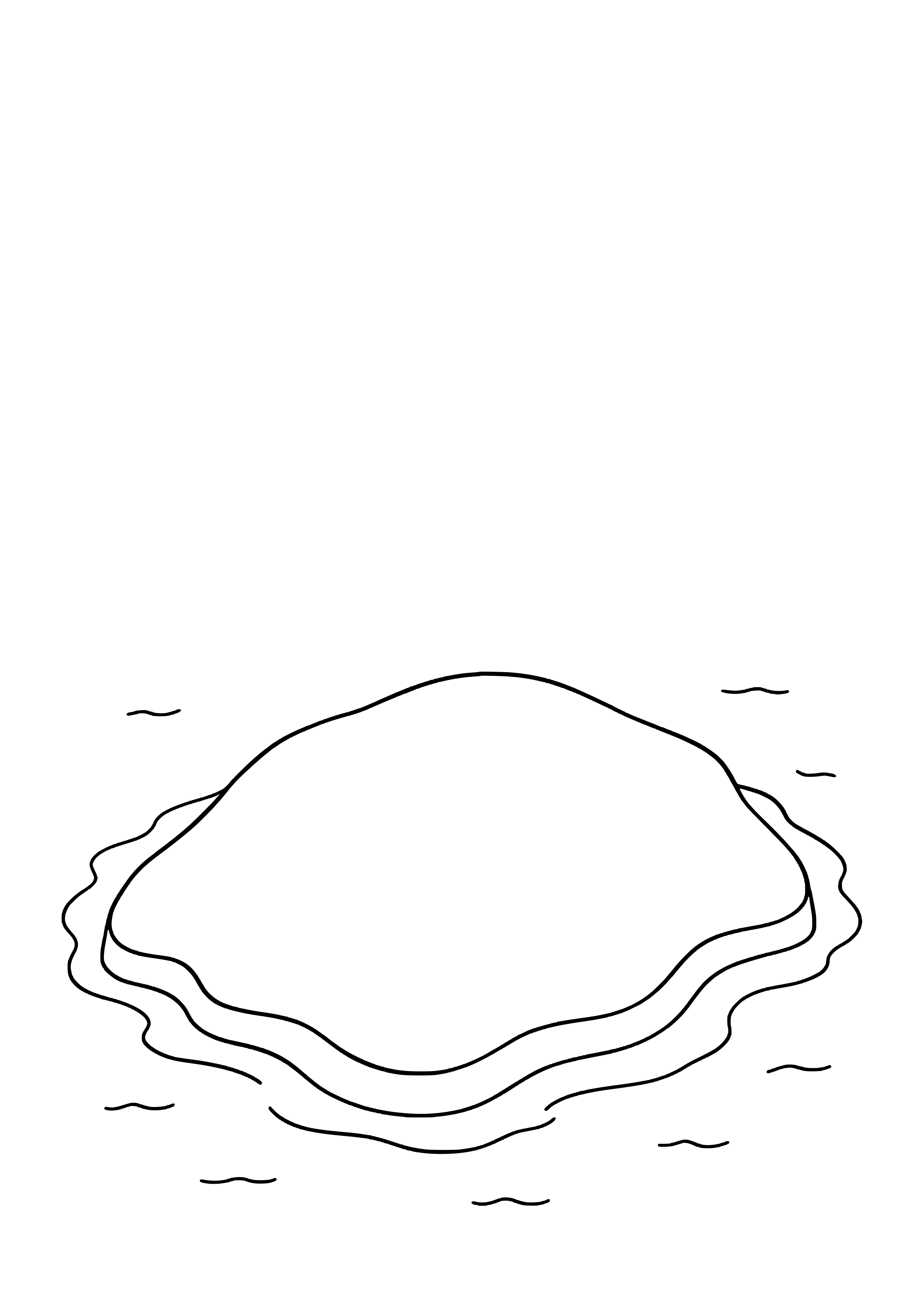 마음의 섬 미술치료 도안